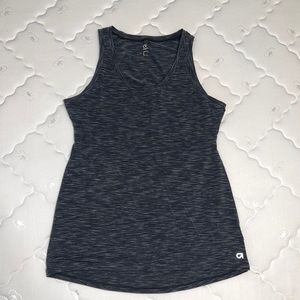 GapFit Grey Tank Top with Open Back